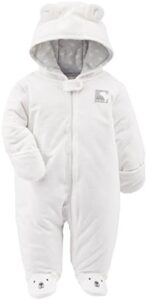 Simple Joys by Carter’s Baby Girls’ Fleece Footed Jumpsuit Pram