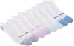 PUMA womens 8 Pack Low Cut Socks