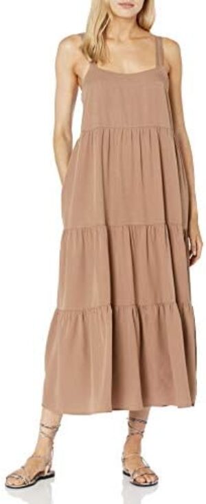 The Drop Women’s Britt Tiered Maxi Tent Dress