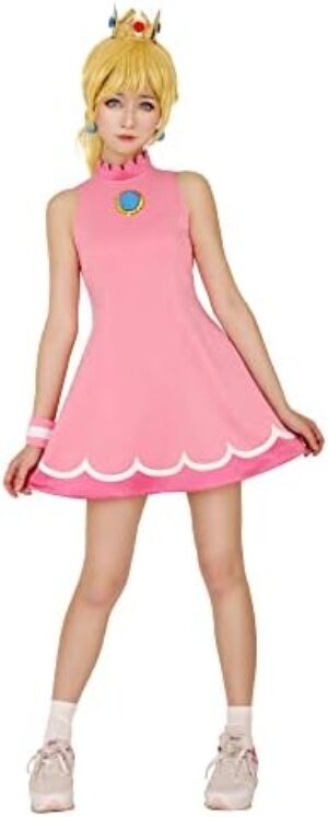 miccostumes Women’s Princess Tennis Dress Cosplay Costume with Crown