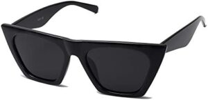 SOJOS Trendy Oversized Square Cateye Polarized Sunglasses for Women and Men