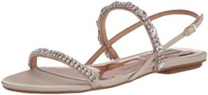 Badgley Mischka Women’s Slingback, Flat Sandal