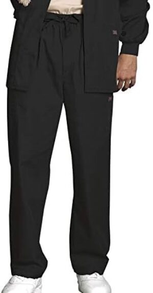 Medical Cargo Pants for Men Workwear Originals, Zipper Fly Scrubs for Men 4000