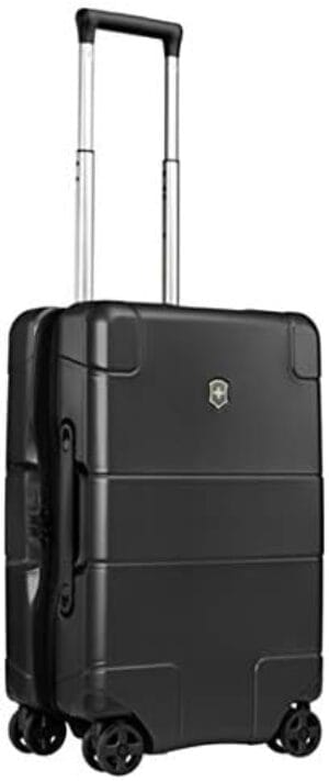 Victorinox Lexicon Hardside Expandable Spinner Luggage, Black, Carry-On, Frequent Flyer (22″)