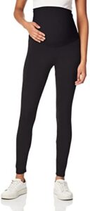 Motherhood Maternity Women’s Over the Belly Stretch Pregnancy Leggings Full & Crop Length XS-3X Available in 1 & 2 Packs