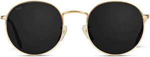 WearMe Pro – Reflective Lens Round Trendy Sunglasses