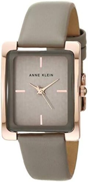 Anne Klein Women’s Leather Strap Watch