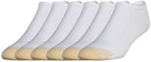 GOLDTOE Men’s 656F Cotton No Show Athletic Socks, Multipairs