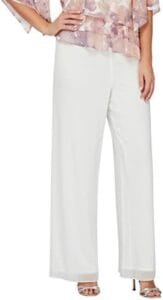 Alex Evenings Women’s Full Length Straight Leg Dress Pant (Regular and Petite)