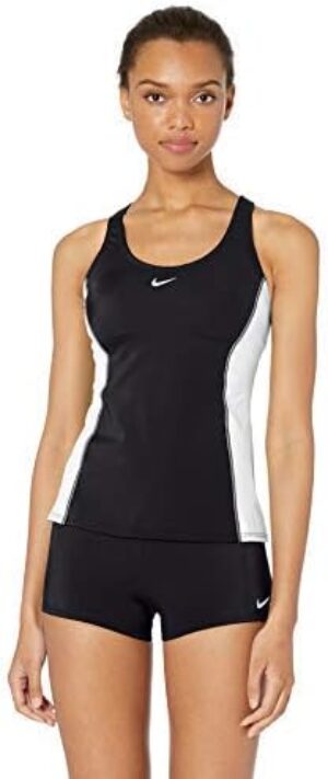 Nike Women’s Standard Color Surge Powerback Tankini Swimsuit Set