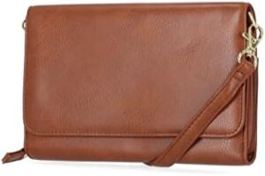Mundi RFID Crossbody Bag For Women Anti Theft Travel Purse Handbag Wallet Purse Vegan Leather