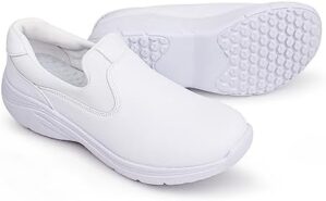 Hawkwell Women’s Slip on Lightweight Lycra Nursing Shoes Comfortable Slip Resistant Work Shoes