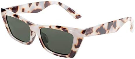 FEISEDY Small Cateye Square Polarized Sunglasses Women Classic Thick Rectangle Frame UV400 Sun Glasses B2736 - Image 2