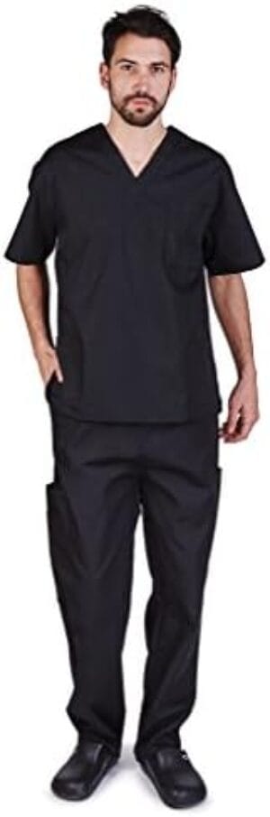 Natural Uniforms Comfortable Fit Men’s Workwear Uniform 8 Pocket Top and Pant Set