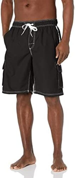 Kanu Surf Men’s Barracuda Swim Trunks (Regular & Extended Sizes)