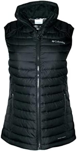 Columbia Women’s White Out Puffer Omni Heat Full Zip Insulated Vest