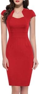 GRACE KARIN Vintage Floral Cocktail Dress Cap Sleeve Retro Vintage Pencil Dress