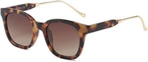 SOJOS Classic Square Polarized Sunglasses for Women Men Retro Trendy UV400 Sunnies SJ2050