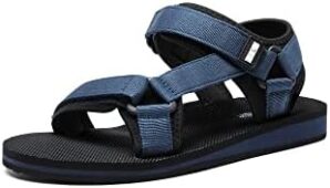 DREAM PAIRS Mens Sandals, Lightweght Outdoor Hiking Sandals Waterproof Athletic Sports Walking Water Sandals With Soft Eva Midsole For Beach Summer Vocation Travel Adventure