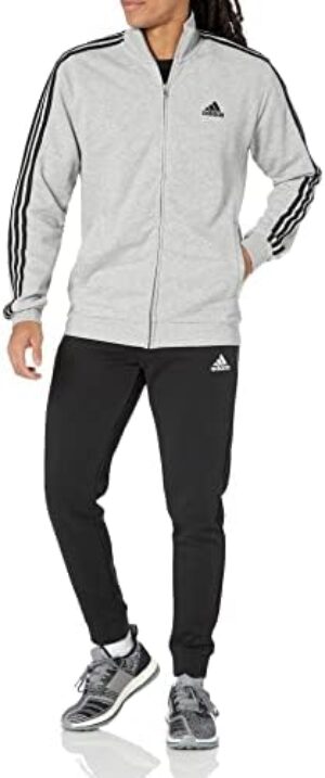 adidas Men’s Sportswear Basic 3-Stripes French Terry Track Suit
