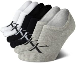 Calvin Klein Women’s Socks – Comfort Cuff Sneaker Liner (6 Pack)