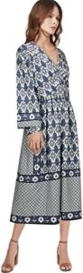 Tappkice Womens Camila Dunne Floral Printed Dress Daisy Jones Band Cosplay Costume Halloween Role Play Outfit