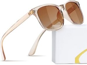 FEIDUSUN Polarized Sunglasses for Women and Men Classic Trendy Sun Glasses with 100% UV Protection