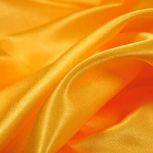 Charmeuse Satin Yellow Fabric, 60″ Wide, Silky, for Wedding,Bridal,Decoration, Fashion,Apparel Crafts by 1Yard