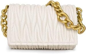 Montana West Quilted Purses for Women Chunky Chain Shoulder Bags