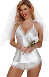 Avidlove Satin Pajamas Set Sleepwear Womens Sexy Lingerie Cami Shorts Set Nightwear S-XXL