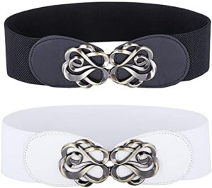 GRACE KARIN Women Stretchy Vintage Dress Belt Elastic Waist Cinch Belt CL413