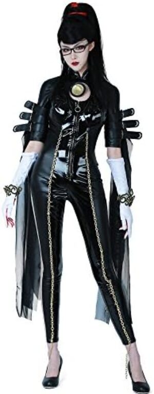 miccostumes Women’s Witch Cosplay Bodysuit Halloween Costume With Gloves Headband