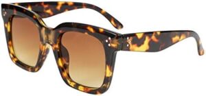 FEISEDY Vintage Women Butterfly Sunglasses Designer Luxury Square Gradient Sun Glasses Shades B2486