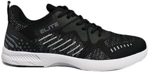 ELITE Men’s Freedom Athletic Lace Up Bowling Shoes with Universal Sliding Soles for Right or Left Handed Bowlers