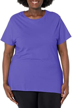 JUST MY SIZE Women’s Plus-Size Short Sleeve Crew Neck Tee