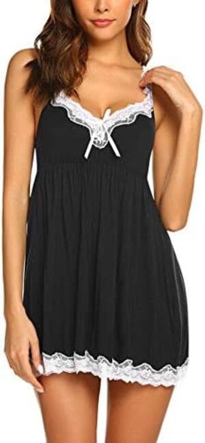 Avidlove Women Sexy Sleepwear Lace Chemise Nightgown Full Slip Babydoll Sleepwear