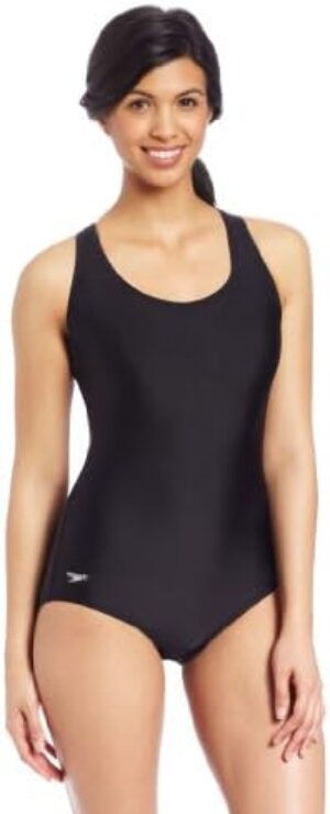 Speedo Women’s Swimsuit One Piece PowerFlex Ultraback Solid