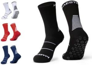 Maestro Grip Socks – Anti-Slip Socks for Men and Women – Soccer, Football, Basketball, Hockey Non-Slip Socks