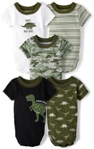 The Children’s Place baby-girls Long Sleeve 100% Cotton Onesie Bodysuits