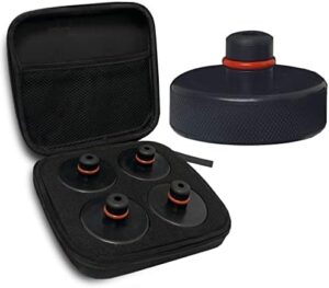 SYOAUTO Jack Pad for Tesla Model 3/Y/S/X Tesla Pucks Rubber Lifting Jack Pad 4 Packs Tesla Model Y Accessories 2023 2022 2021