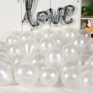 5/10/12 Inch Pearl Latex Balloons White Clear Transparent Wedding Romantic Decoration Balloon Birthday Party Decoration Supplie