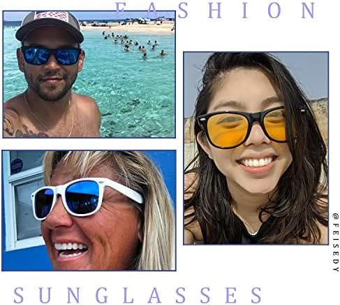 FEISEDY Women Retro Polarized Sunglasses Classic 80s Men Sunglasses Trendy UV400 B1858 - Image 6