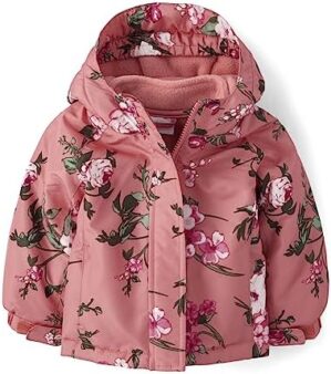 The Children’s Place Baby Girls’ and Toddler Heavy 3 in 1 Winter Jacket,Wind Water-Resistant Shell,Fleece Inner