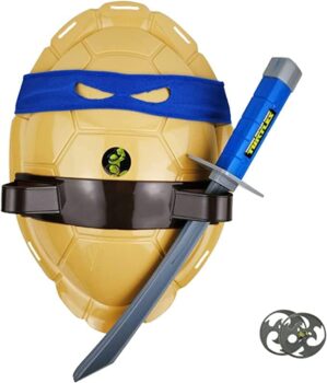 Watstend SuperHero Cosplay Costume for Kids Turtle Shell Blindfold Mask Halloween Stage Cosplay Anime Role Playing