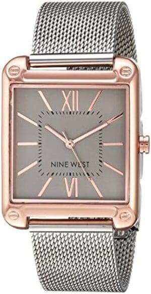 Nine West Women’s Mesh Bracelet Watch