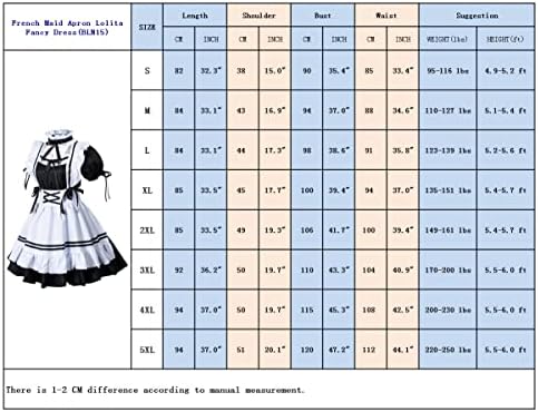 Anime French Maid Apron Lolita Fancy Dress Cosplay Costume Furry Cat Ear Gloves Socks Set(M) - Image 6