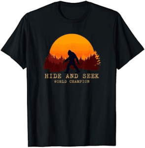Hide And Seek World Champion T-shirt Bigfoot Is Real T-shirt T-Shirt