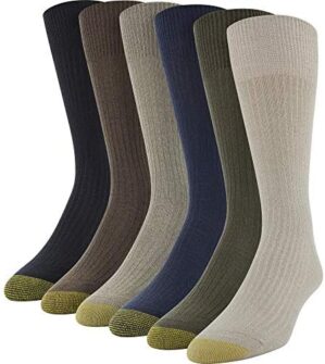Gold Toe Men’s Stanton Crew Socks, Multipairs