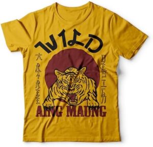 ARTREE Design™ Retro Vintage Look Cotton T Shirt for Men and Women - Unique Design Urban Streetwear Fashion Tee