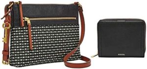Fossil Women's Fiona Large or Small Crossbody Purse Handbag for Women